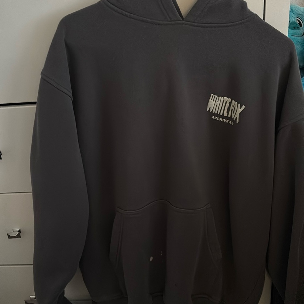 white fox hoodie
